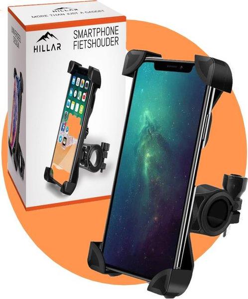 Tweedekans | Hillar Telefoonhouder Fiets Universeel -, Fietsen en Brommers, Fietsaccessoires | Overige Fietsaccessoires, Ophalen of Verzenden