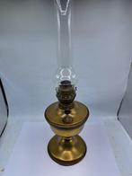 Olielamp - Tafellamp - Messing, Glas, Antiek en Kunst