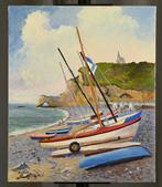 Christiane Stenfort - Bateaux à Etretat