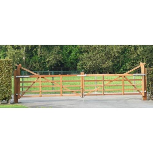 Weidepoort weidehekken in hout - model birmingham eik - b240, Dieren en Toebehoren, Stalling en Weidegang