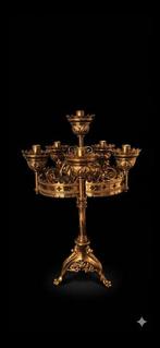 Chandelier - Bronze doré, Antiquités & Art