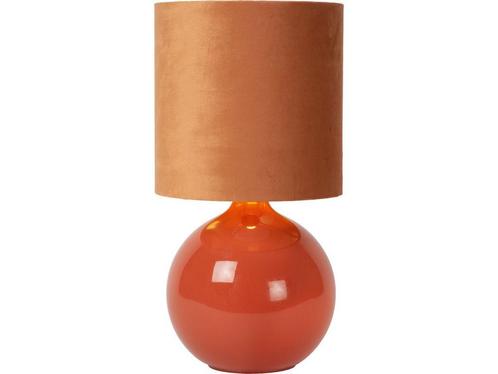Lucide ESTERAD - Tafellamp - Ø 24 cm - 1xE14 - Oranje, Huis en Inrichting, Woonaccessoires | Overige, Zo goed als nieuw, Verzenden