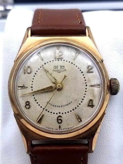GUB Glashütte - Zonder Minimumprijs - Heren - 1960-1969, Handtassen en Accessoires, Horloges | Heren