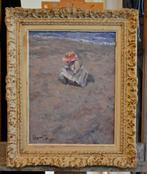 Chris van Dijk (1952) - Impressionist  Le petit chapeau, Antiek en Kunst