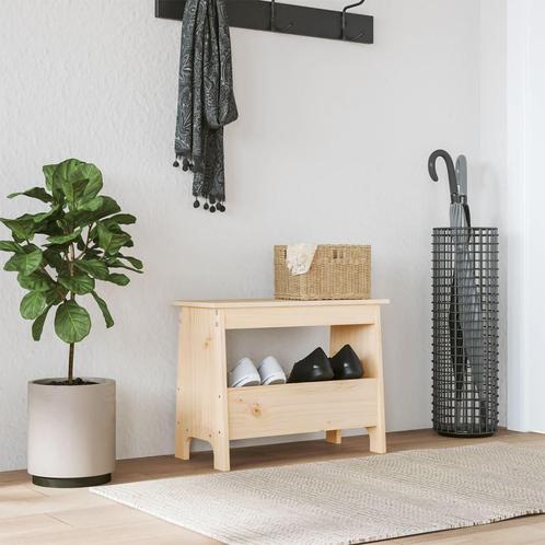 vidaXL Halbankje 60x28x45 cm massief grenenhout, Huis en Inrichting, Overige Huis en Inrichting, Nieuw, Verzenden
