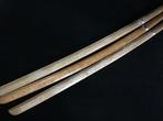 Katana - Hout, Set van 3 / Japans vintage houten zwaard, Antiek en Kunst