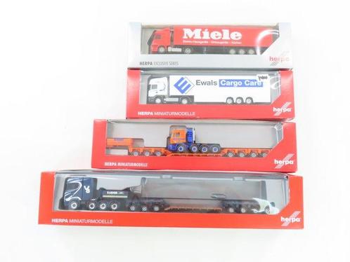 Herpa 1:87 - Modeltreinvoertuigen (4) - 2 vrachtwagens van, Hobby & Loisirs créatifs, Trains miniatures | HO