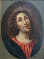 Scuola napoletana (XIX) - Gesù, Antiek en Kunst, Kunst | Schilderijen | Klassiek