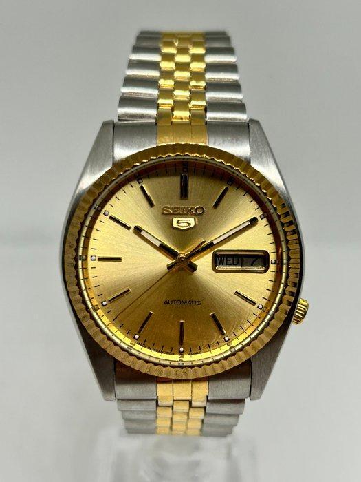 Seiko - Seiko 5 Automatic Day-Date - Zonder minimumprijs -, Handtassen en Accessoires, Horloges | Antiek