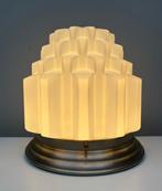 Plafondlamp - Vernikkeld messing - Art Deco Plafonnière, Antiek en Kunst