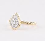 Bague tendance - 14 carats Or jaune - 0.35ct. tw. Diamant