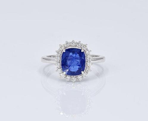 Zonder Minimumprijs - Ring - 18 karaat Witgoud - 3.20ct. tw., Handtassen en Accessoires, Ringen