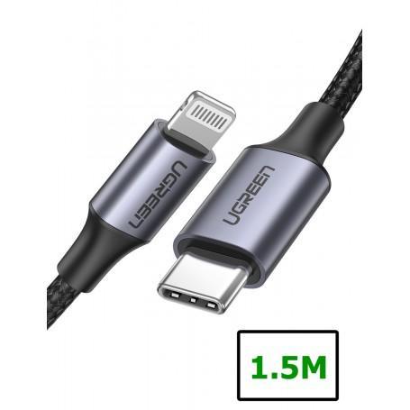 UGREEN Lightning naar USB C / USB-C / USB Type C Male Ada..., Informatique & Logiciels, Accumulateurs & Batteries, Envoi