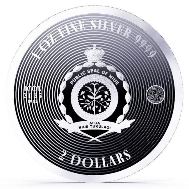 Tokelau. 5 Dollars 2025 1 oz $5 NZD Tokelau Icon Proof, Postzegels en Munten, Edelmetalen en Baren