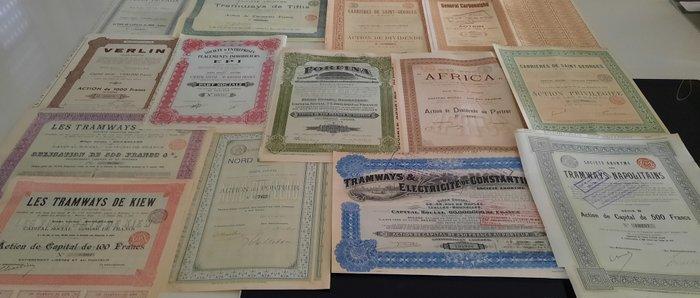 België. 43 aandelen van vennootschappen met zetel in Belgie, Antiek en Kunst, Antiek | Speelgoed