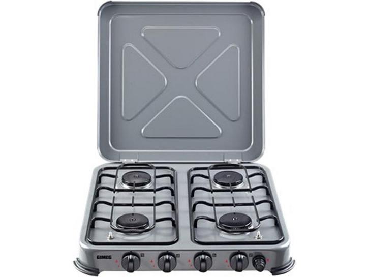 Gimeg Kooktoestel 4-pits - 2x 2,2 kW 2x 1,2 kW - antraciet, Caravans en Kamperen, Kampeeraccessoires, Zo goed als nieuw, Verzenden