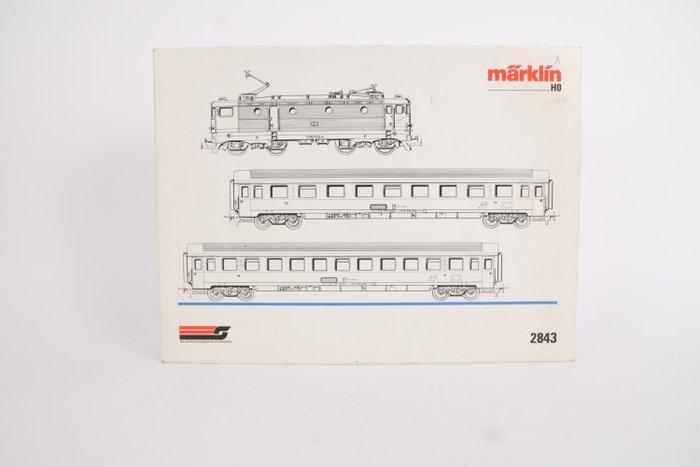 Märklin H0 - 2843 - Treinset (1) - 1040 e-loc met twee IC, Hobby en Vrije tijd, Modeltreinen | H0