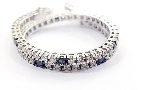 Armband - 18 karaat Witgoud - 2.42ct. tw. Diamant, Handtassen en Accessoires, Armbanden