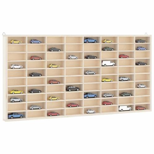 vidaXL Houten verzamelvitrine met 80 vakken 80x4,5x40,5 cm, Huis en Inrichting, Kasten | Wandmeubels, Nieuw, Verzenden