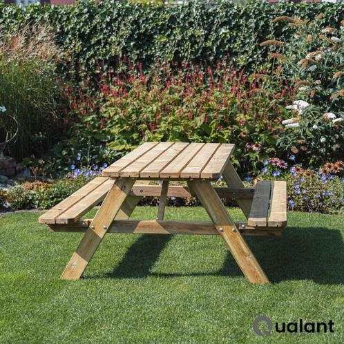 Stevige Picknicktafels | Geimpregneerd | Snelle levering, Tuin en Terras, Picknicktafels, Nieuw, Inklapbaar, Verzenden