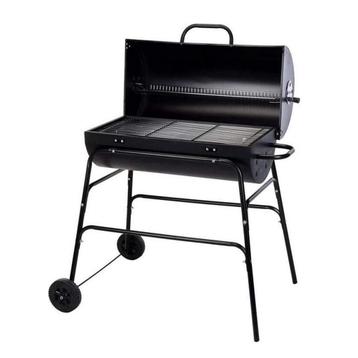 Houtskoolbarbecue met wielen 80cm lang, Ophalen of Verzenden