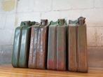Jerrycan (4) - Peut de conserve militaire vintage - Acier