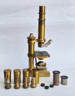 Monocular compound microscope - brass compound microscope -