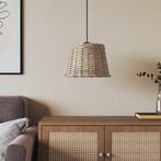 vidaXL Plafondlampenkap Ø30x20 cm wicker bruin, Huis en Inrichting, Verzenden, Nieuw