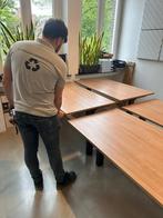 Refurbished Duo Bureau - Elektrisch Verstelbare Duo Werkplek, Huis en Inrichting, Bureaus, Verzenden, In hoogte verstelbaar, Zo goed als nieuw