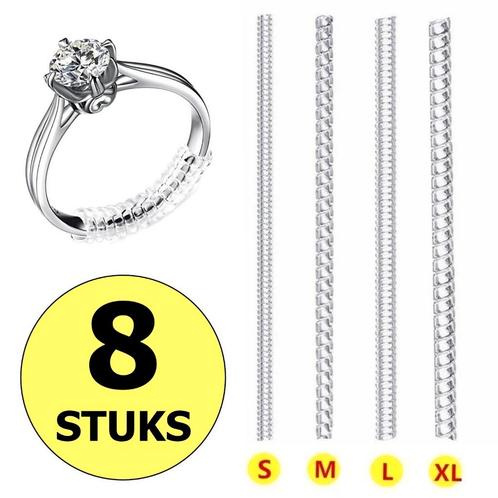 Fako Bijoux® - Ringverkleiner Set - Ring Verkleiner - 8, Handtassen en Accessoires, Ringen, Verzenden