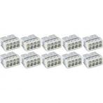 WAGO 8-polig Lasklem 0.5-2.5mm² Wit - 10 Stuks Transparant L, Bricolage & Construction, Verzenden