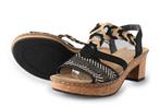 Rieker Sandalen in maat 38 Zwart | 5% extra korting, Verzenden, Zwart, Nieuw, Sandalen of Muiltjes