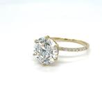 Sans prix de réserve - Bague - 14 carats Or jaune - 3.27ct., Handtassen en Accessoires, Ringen, Nieuw