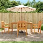 vidaXL Ensemble Ã  manger de jardin 5 pcs Bois dacacia, Verzenden, Neuf