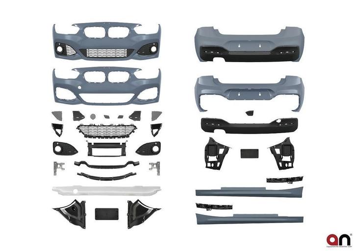 Sportlook M Pakket BMW 1 Serie F21 LCI B7609, Auto-onderdelen, Carrosserie, Nieuw, BMW, Voor, Achter, Links, Rechts, Bumper