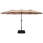 Tweedekans | Coast 451,5 x 264 cm Dubbele Terrasparasol met, Tuin en Terras, Parasols, Ophalen of Verzenden, Nieuw