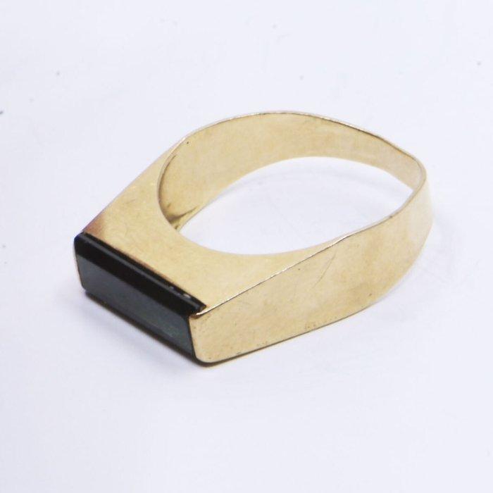 Ring - 18 karaat Geel goud - 1.01ct. tw. Toermalijn - Unieke, Handtassen en Accessoires, Ringen