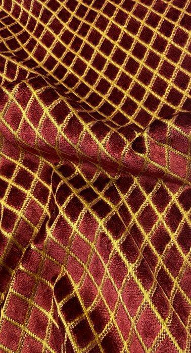 DEDAR - Prachtig velours Dedar, licht iriserend. - Textiel -, Antiquités & Art, Tapis & Textile