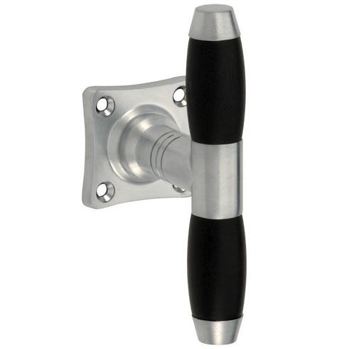 Kastknop Ton ebben/vierkant mat nikkel ongelakt, Doe-het-zelf en Bouw, Hang- en Sluitwerk, Klink of Kruk, Nieuw, Overige materialen