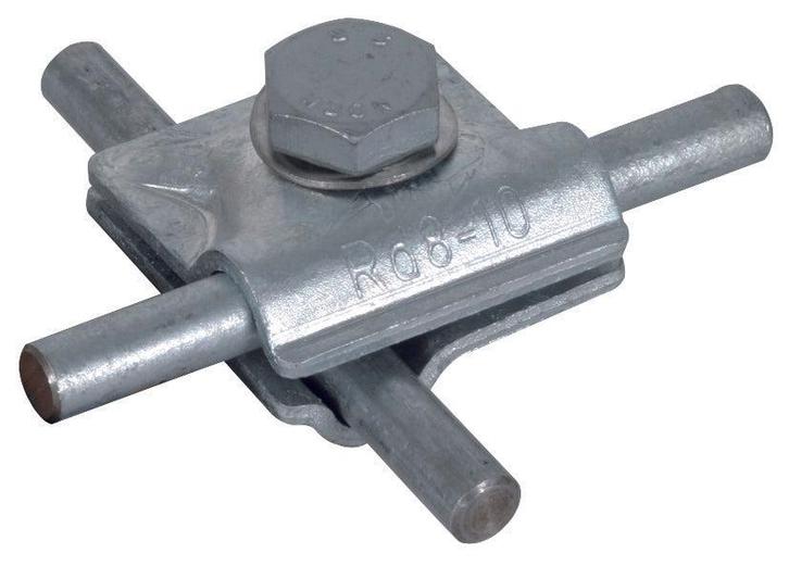 Dehn MV klem 8-10mm met zeskantbout en veerring - 390550 [2, Doe-het-zelf en Bouw, Elektriciteit en Kabels, Verzenden