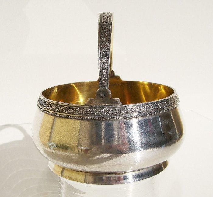 Russian bonbonier - Suikerkom - 875 zilver, Antiek en Kunst, Antiek | Zilver en Goud