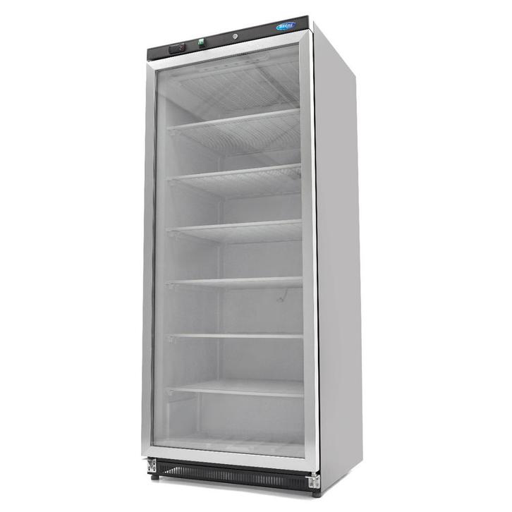 Vrieskast - 600 L - Zwart - met Glazen Deur, Zakelijke goederen, Horeca | Keukenapparatuur, Nieuw in verpakking, Koelen en Vriezen