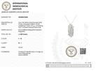Zonder Minimumprijs - Ketting met hanger - 18 karaat Witgoud