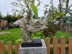 Beeld, XL Rhino Head - 44.5 cm - MGO