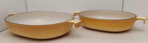 Le Creuset - Enzo Mari - Plat de cuisson (2) - La Mama -, Antiek en Kunst, Antiek | Keukengerei