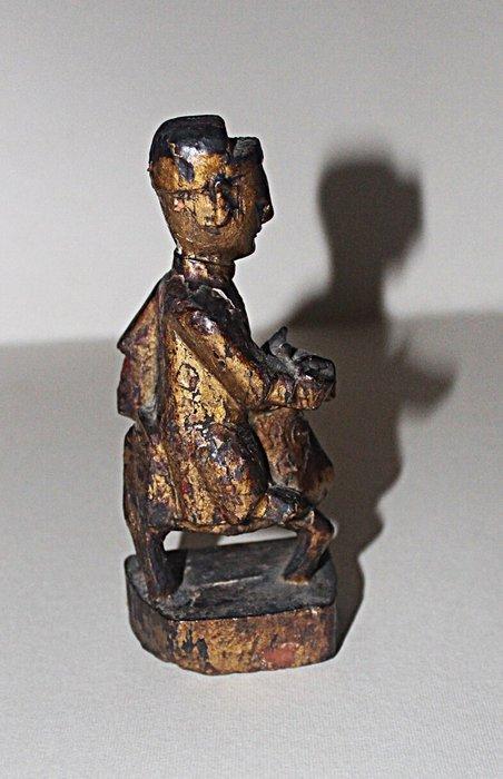 Dieu taoïste dautel domestique - Hout - China - Qing, Antiek en Kunst, Antiek | Overige Antiek