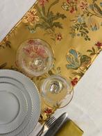 Exclusive chemin de table damassé en mélange de soie -, Antiquités & Art