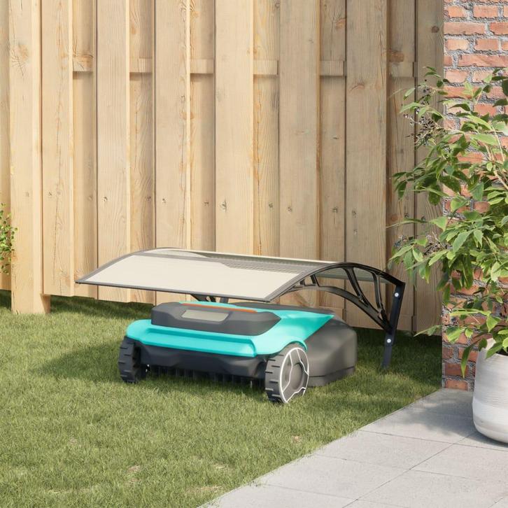 vidaXL Robotmaaiergarage Zwart 80x101x46 cm, Tuin en Terras, Grasmaaiers, Nieuw, Verzenden