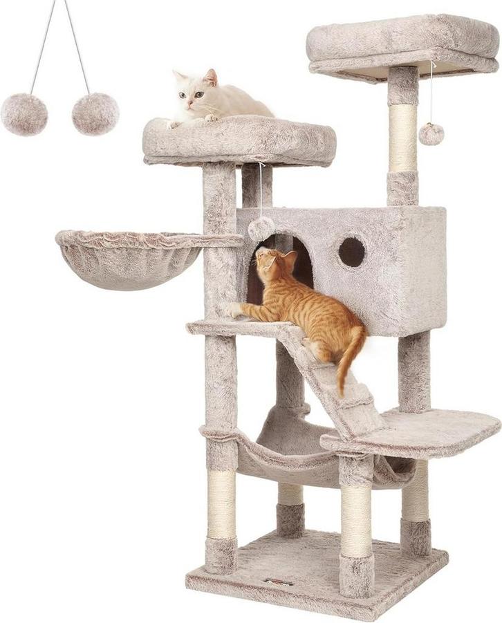 Krabpaal kat - kattenboom 135 cm - speeltoren voor katten -, Animaux & Accessoires, Meubles griffoirs pour chats, Envoi