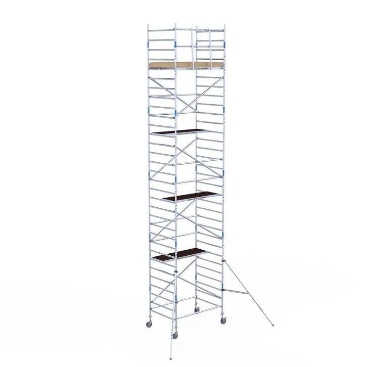 ALX rolsteiger 135 x 10,2m WH met voorloopleuning, Doe-het-zelf en Bouw, Steigers, Rolsteiger of Kamersteiger, Nieuw, 5 meter of hoger